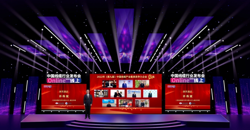 蝉联5年！MYBALL迈博股份荣膺“2022年度中国线缆行业最具竞争力企业10强”！！！ 